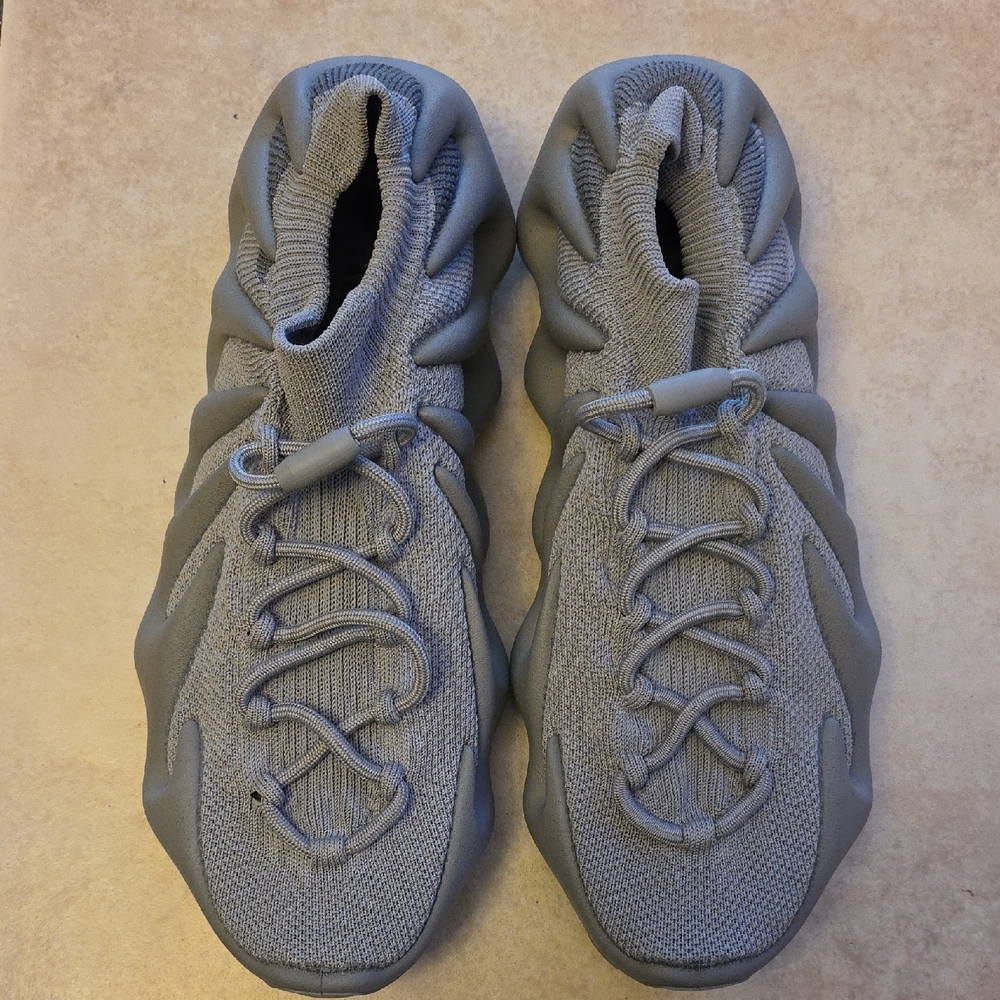 adidas Light Gray Knit Sneakers